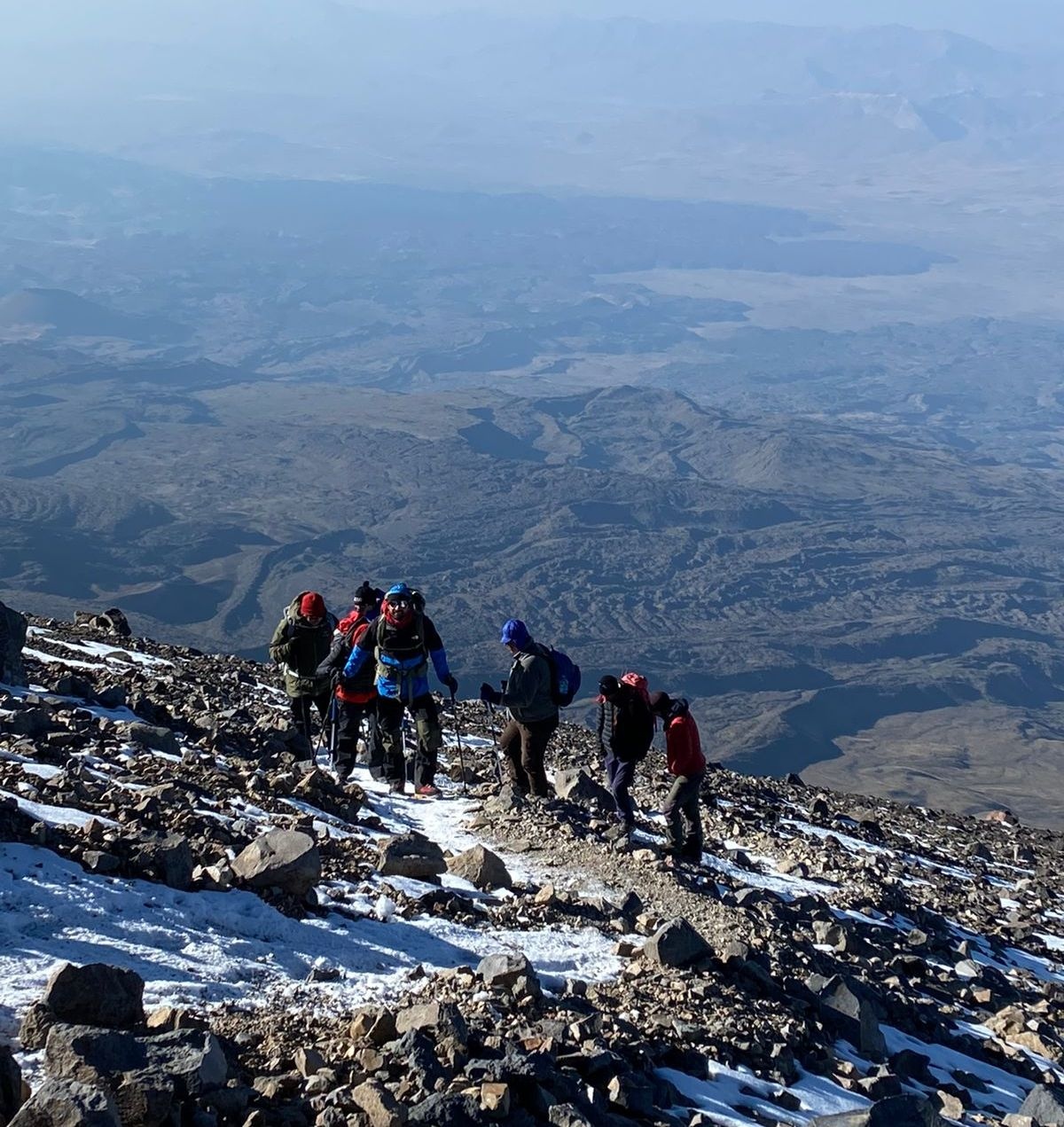 Новые вершины результаты. Экскурсия на Арарат зимой.